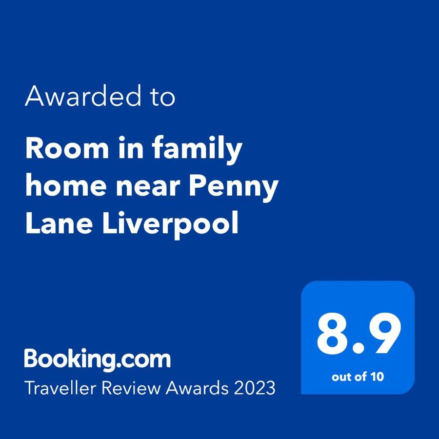 Room In Family Home Near Penny Lane Ливърпул Екстериор снимка